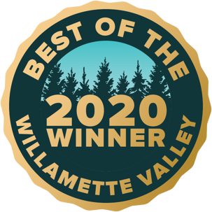 Best of the Willamette Valley 2020 Winner badge